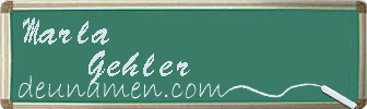 Marla Gehler Visitenkarte